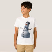 Frosty het Snowman Kinder T-shirt (Voorkant volledig)