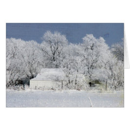 Frosty Iowa Boerderij Blank alle keren