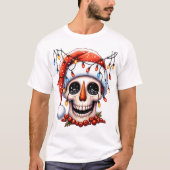 Frosty Jolly Skull Shirt Kerstmis Sneeuwman Skull (Voorkant)