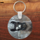 Frosty Llama Sleutelhanger (Voorkant)