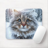 Frosty Maine Coon Cat Muismat (Met muis)