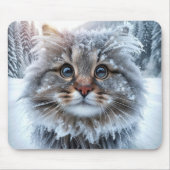Frosty Maine Coon Cat Muismat (Voorkant)