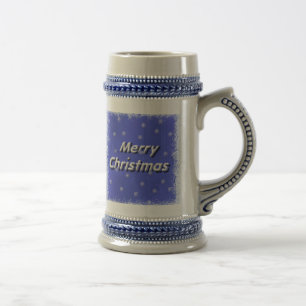 Frosty Merry Christmas Stein Bierpul