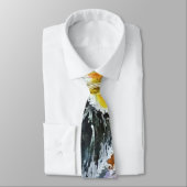 Frosty Morning Kleurrijke herfstbladeren - Art Stropdas (Gebonden)