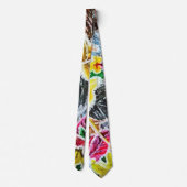 Frosty Morning Kleurrijke herfstbladeren - Art Stropdas (Achterkant)