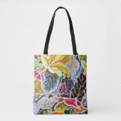 Frosty Morning Kleurrijke herfstbladeren - Art Tote Bag (Voorkant)
