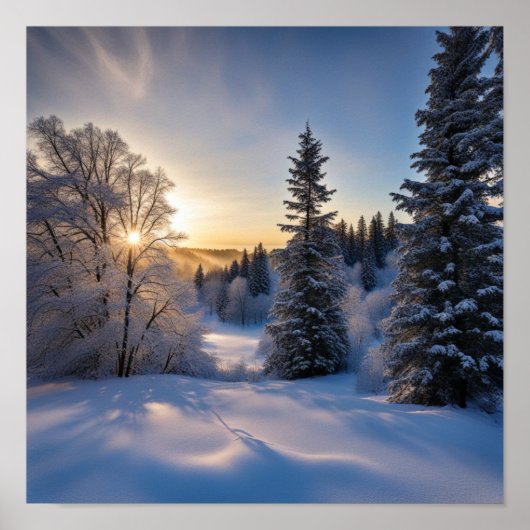 Frosty Morning Poster (Voorkant)