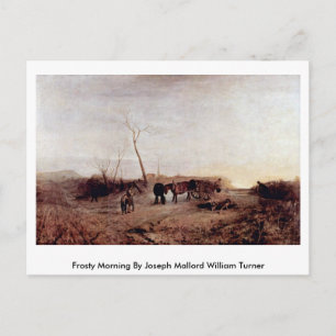 Frosty Morning van Joseph Mallord William Turner Briefkaart