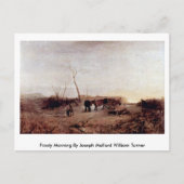 Frosty Morning van Joseph Mallord William Turner Briefkaart (Voorkant)
