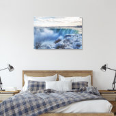 Frosty Niagara Herfsten Morning Photography Canvas (Insitu (Slaapkamer))