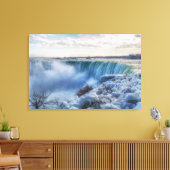 Frosty Niagara Herfsten Morning Photography Canvas Afdruk (Insitu (Woonkamer))