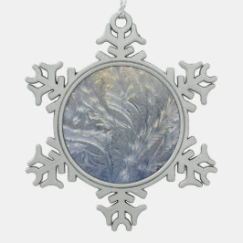 Frosty Pewter Sneeuwvlok Ornament