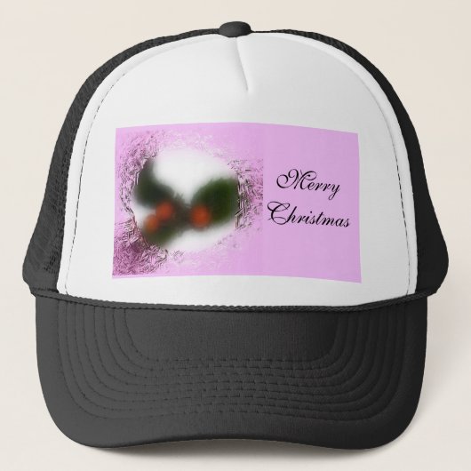 Frosty Pink Holly Trucker Pet (Voorkant)