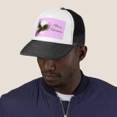 Frosty Pink Holly Trucker Pet (In situ)