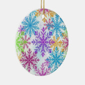 Frosty Rainbow Flakes — Bright Winter Ornament (Rechts)