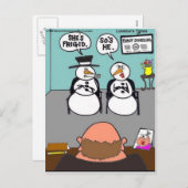 Frosty Relaties Funny kerstcadeaus & T - shirts Feestdagenkaart (Voorkant / Achterkant)