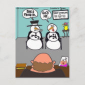 Frosty Relaties Funny kerstcadeaus & T - shirts Feestdagenkaart (Voorkant)