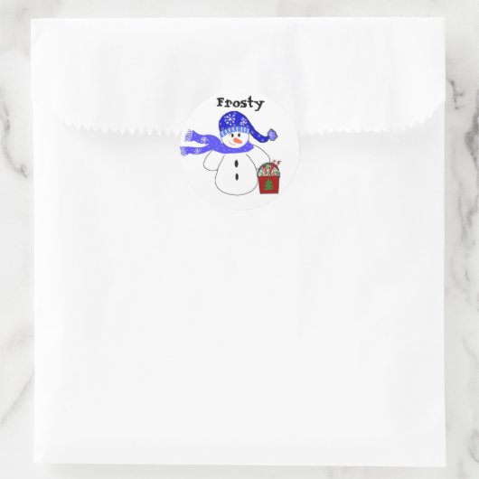 Frosty Ronde Sticker (Tas)