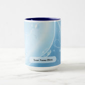 Frosty Silver Vein Flow Mok (Midden)