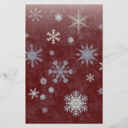Frosty Snowflake Briefpapier (Voorkant)