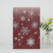 Frosty Snowflake Briefpapier (Staand voorkant)