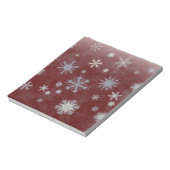 Frosty Snowflake Notitieblok (Linkerzijde)