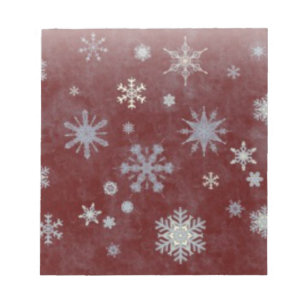 Frosty Snowflake Notitieblok