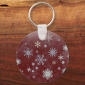 Frosty Snowflake Sleutelhanger (Voorkant)