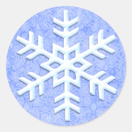 Frosty Snowflake Stickers (Voorkant)