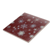 Frosty Snowflake Tegeltje (Zijkant)
