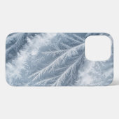 Frosty Snowflakes op een bevroren oppervlak in de  iPhone Hoesje (Achterkant horizontaal)