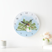 Frosty Snowman Grote Klok (Huis)