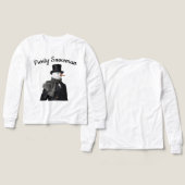 Frosty Snowman Simple Elegant Chirstmas Snowman (Voorkant /achterkant)