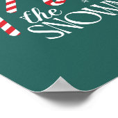 Frosty the Snowman Candy Cane Logo Poster (Hoek)