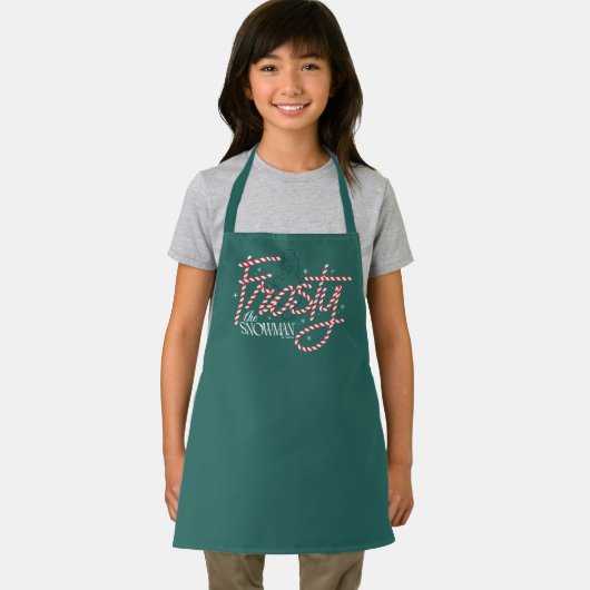 Frosty the Snowman Candy Cane Logo Schort (Insitu)