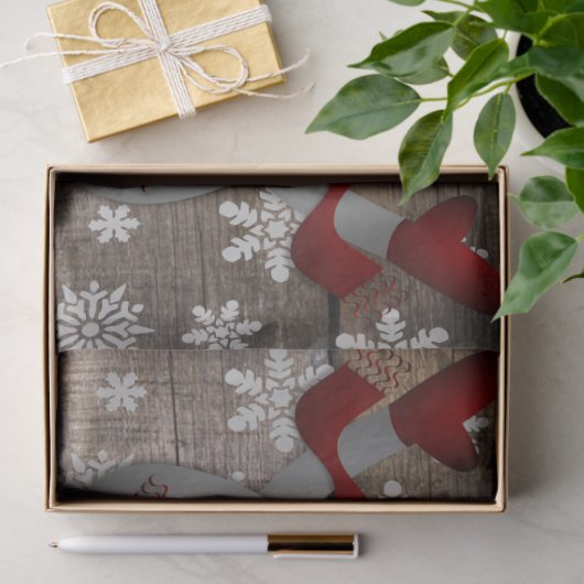 Frosty The Snowman Candy Canes Snowflakes  Tissuepapier (Geschenk)