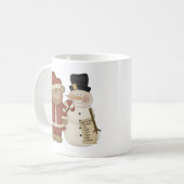 Frosty the Snowman en Sinterklaas Koffiemok (Voorkant links)