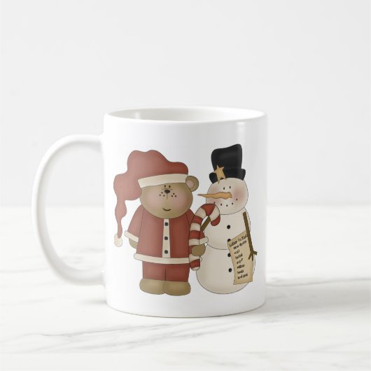 Frosty the Snowman en Sinterklaas Koffiemok (Links)
