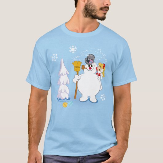 Frosty the Snowman™ | Frosty & Karen Winter Fun T-shirt (Voorkant)