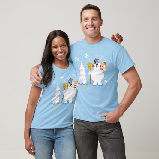 Frosty the Snowman™ | Frosty & Karen Winter Fun T-shirt (Unisex)