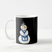 Frosty The Snowman Funny Masonic Holiday Christmas Koffiemok (Links)