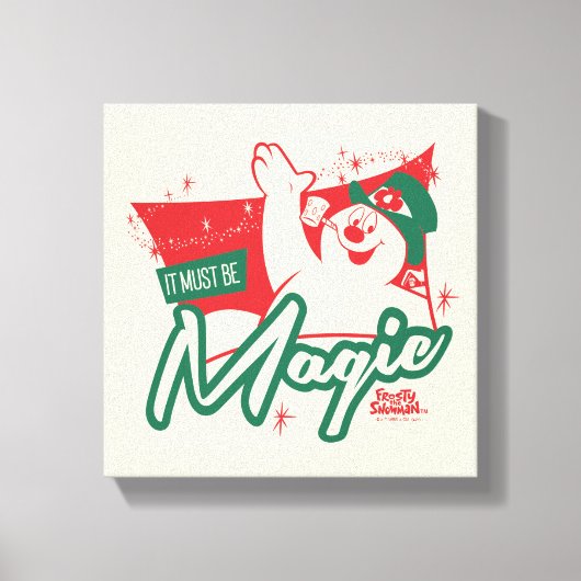 Frosty the Snowman - Het moet magie zijn Canvas Afdruk (Voorkant)