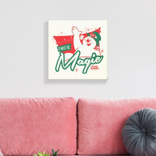 Frosty the Snowman - Het moet magie zijn Canvas Afdruk (Insitu (Woonkamer))