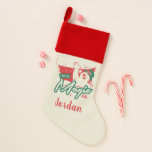 Frosty the Snowman - Het moet magie zijn Kerstsok<br><div class="desc">Frosty de sneeuwman | Bekijk deze feestelijke afbeelding met Frosty en de zin "Het moet magisch zijn"!</div>