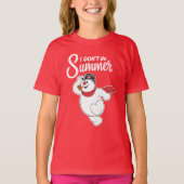 Frosty the Snowman™ | I Don't Do Summer T-shirt (Voorkant)