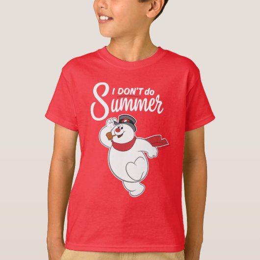 Frosty the Snowman™ | I Don't Do Summer T-shirt (Voorkant)