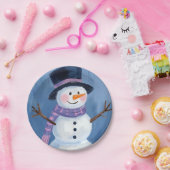 Frosty the Snowman kerstfeest Papieren Bordje (Feest)