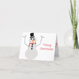 Frosty The Snowman-kerstkaart Bedankkaart