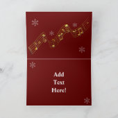 Frosty The Snowman-kerstkaart Kaart (Binnen)