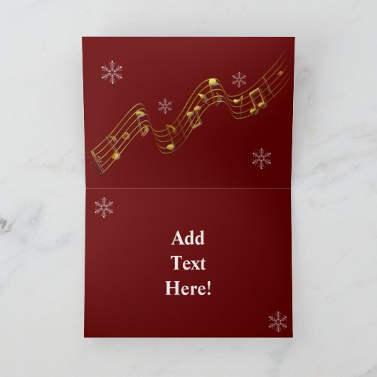 Frosty The Snowman-kerstkaart Kaart (Binnen)